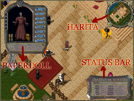 Arcanum Ultima Online Oyun İçi Görüntüsü